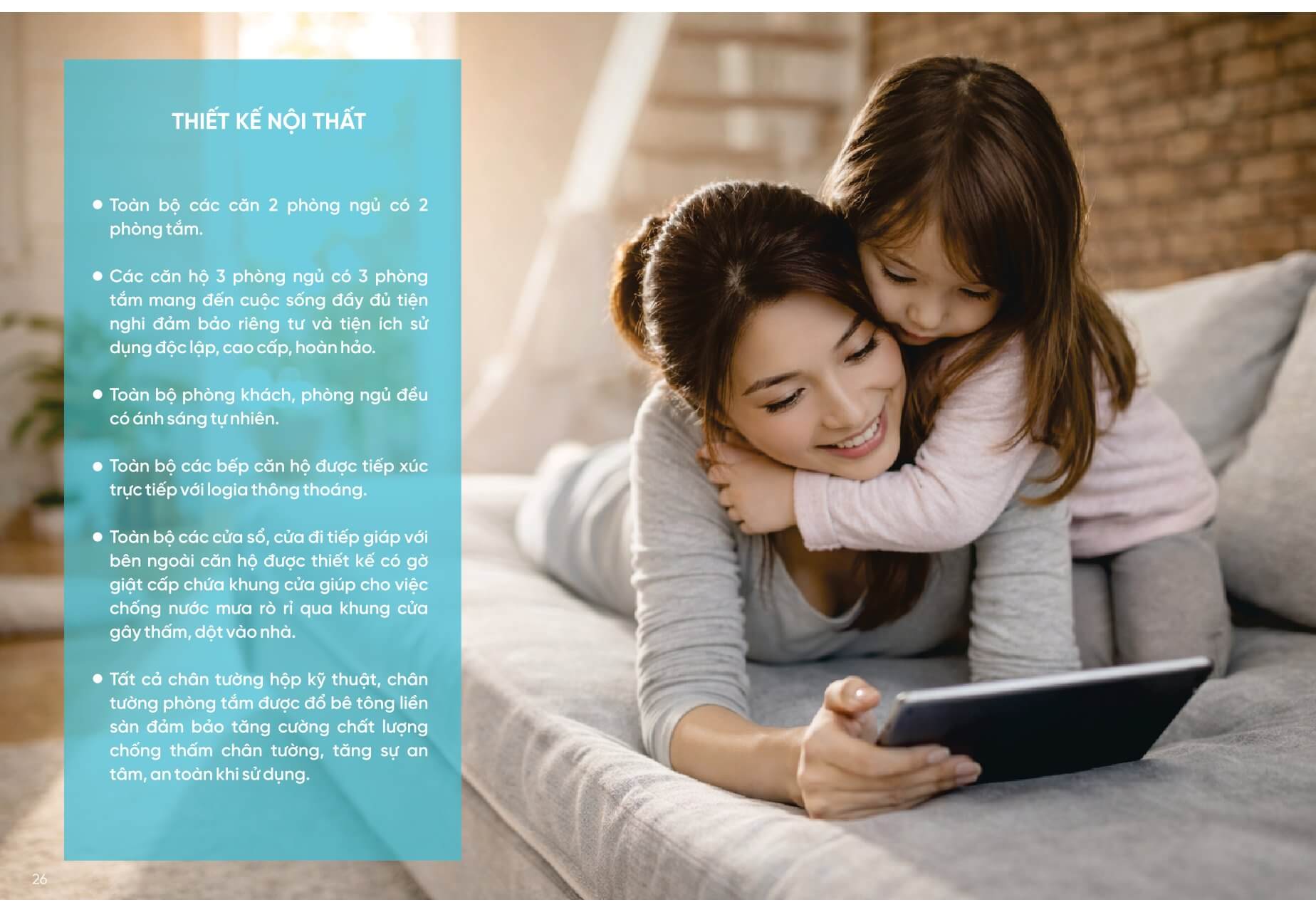 nội thất căn hộ viha flora garden yên sở