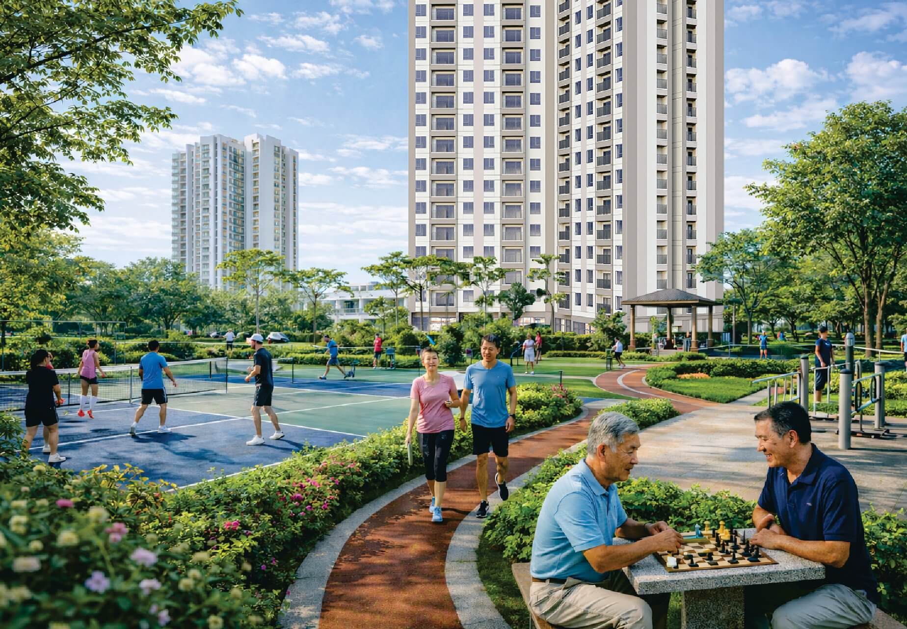 tiện ích dự án viha flora garden yên sở