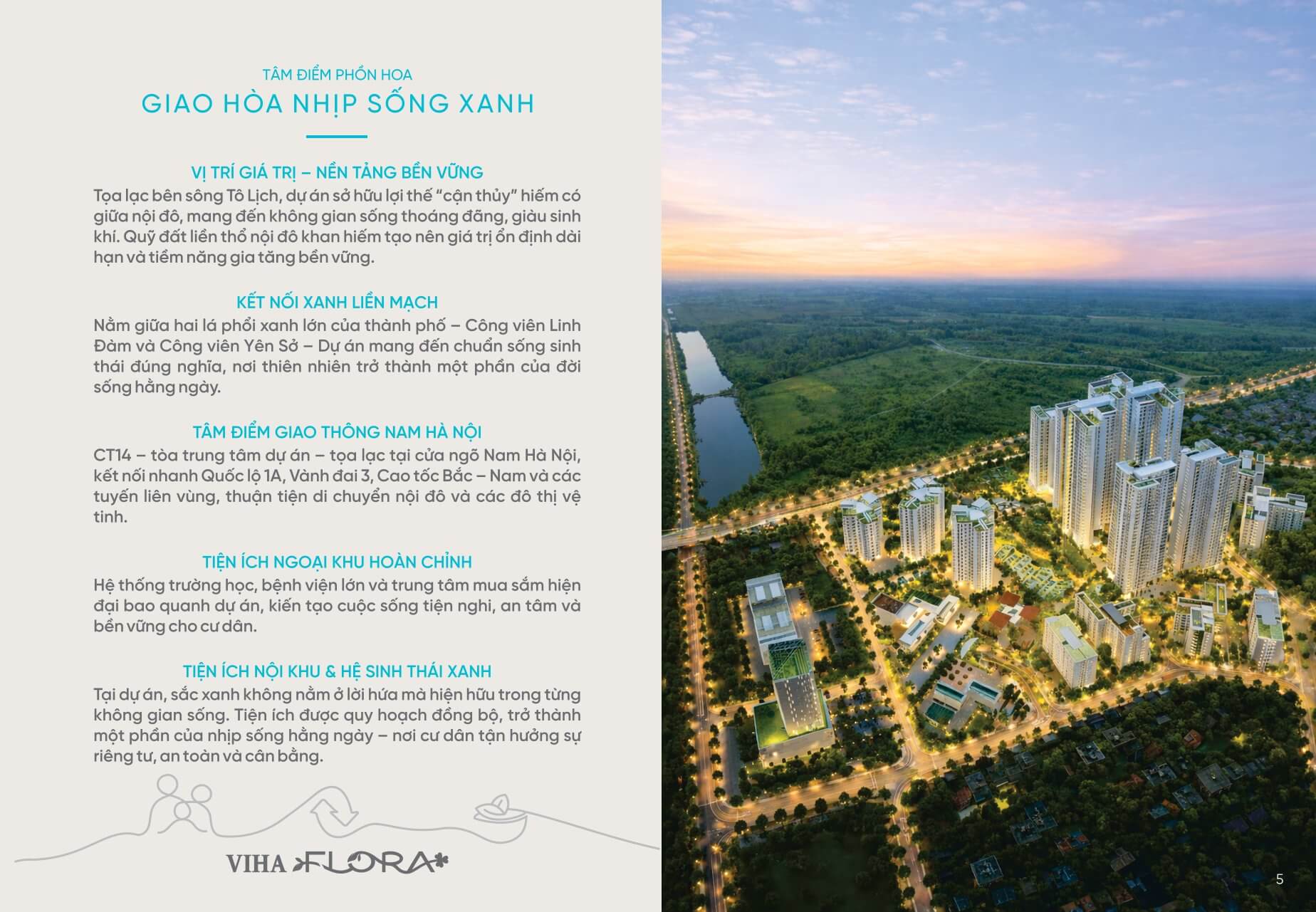 dự án viha flora garden yên sở